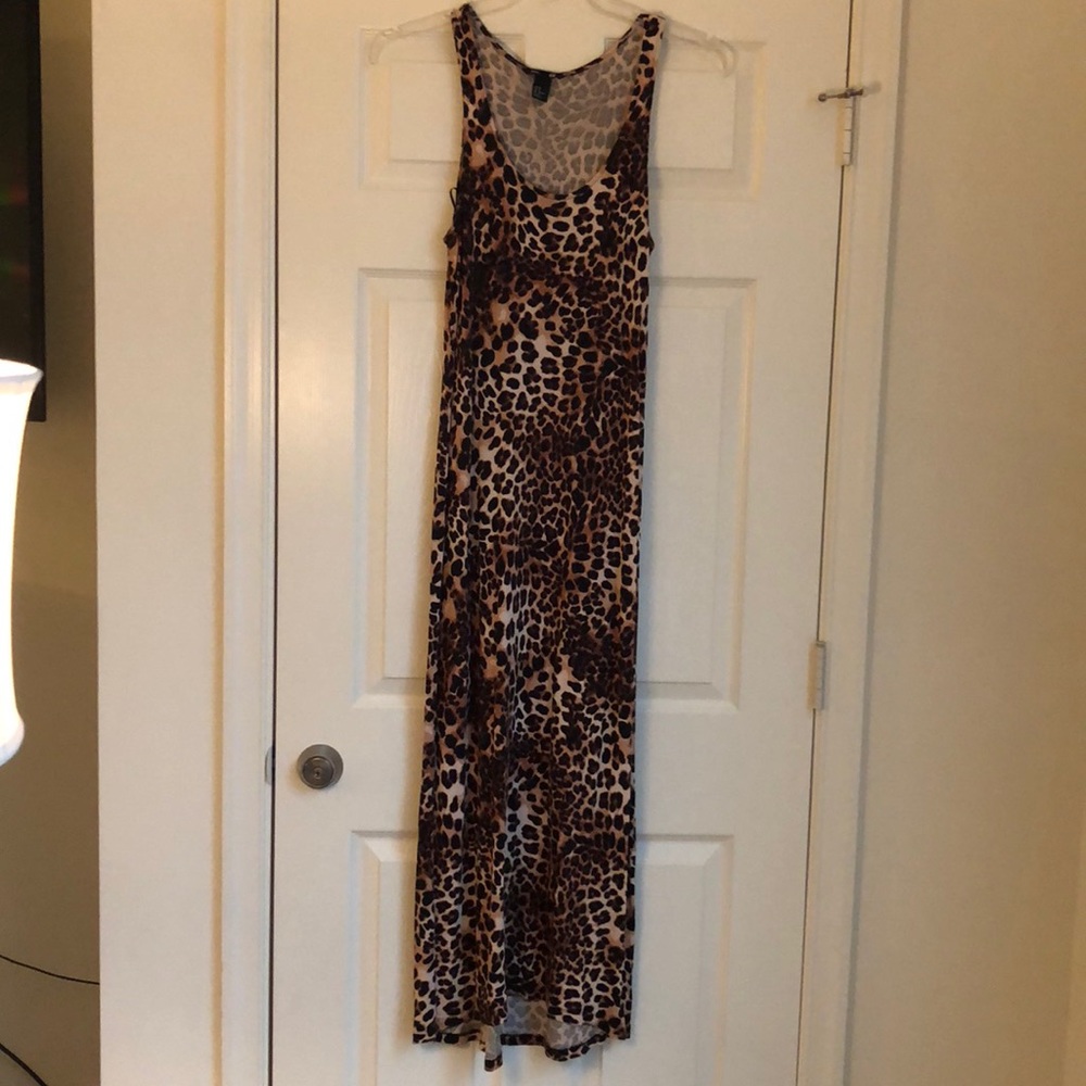 Leopard maxi dress